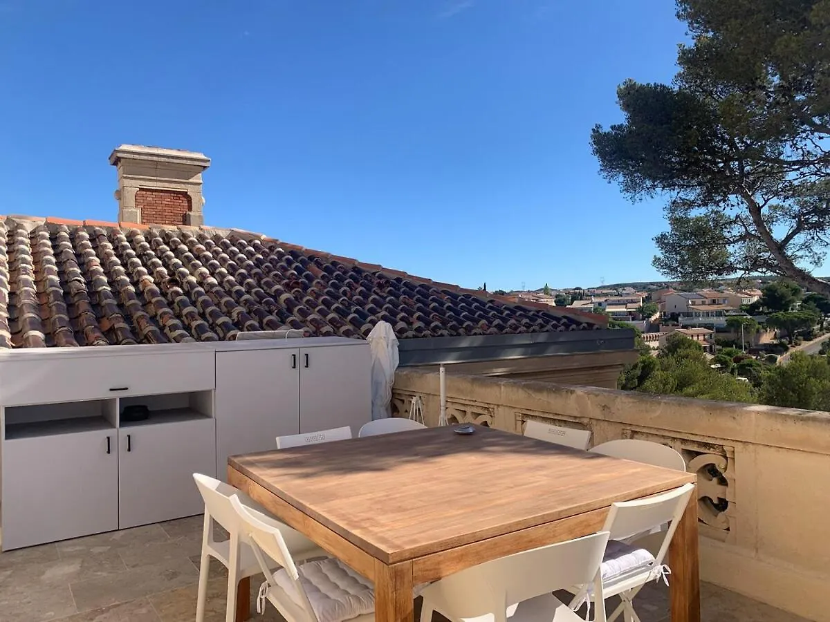 Apartment Vue Mer Exceptionnelle Dans Chateau Sausset-les-Pins France